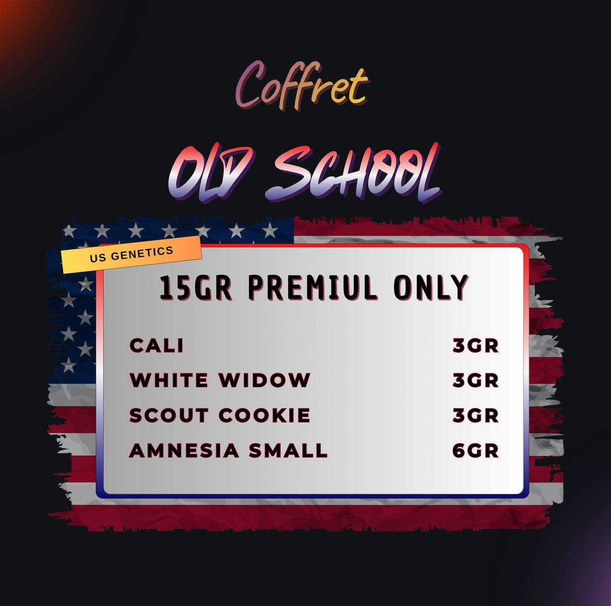 Coffret Old School Premium Indoor 15G