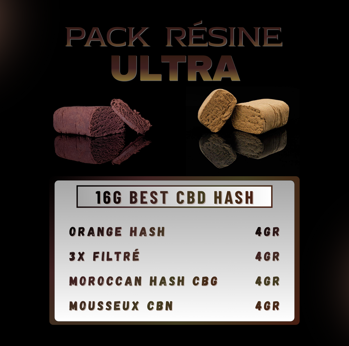 Pack Résine Ultra 16G