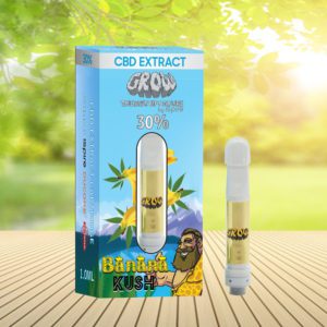 Vape CBD GROW Pen Saveur Banana Kush CBD 30% ou 50% Banana Kush30 copy